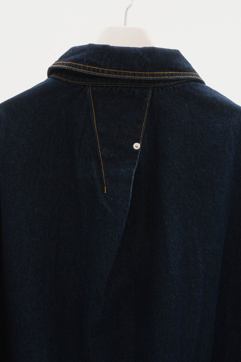 denim over shirt jacket(unisex)/indigo - KNUTH MARF
