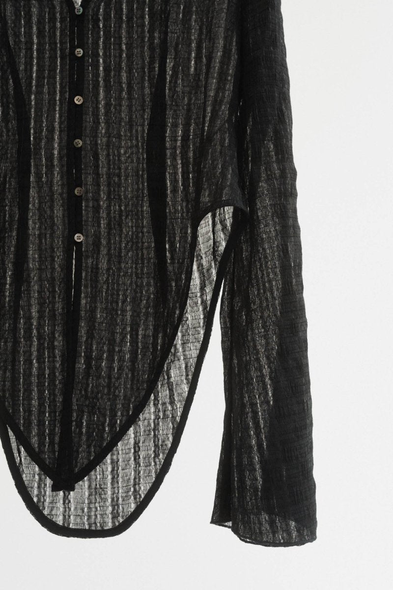 design sheer shirt/2color - KNUTH MARF