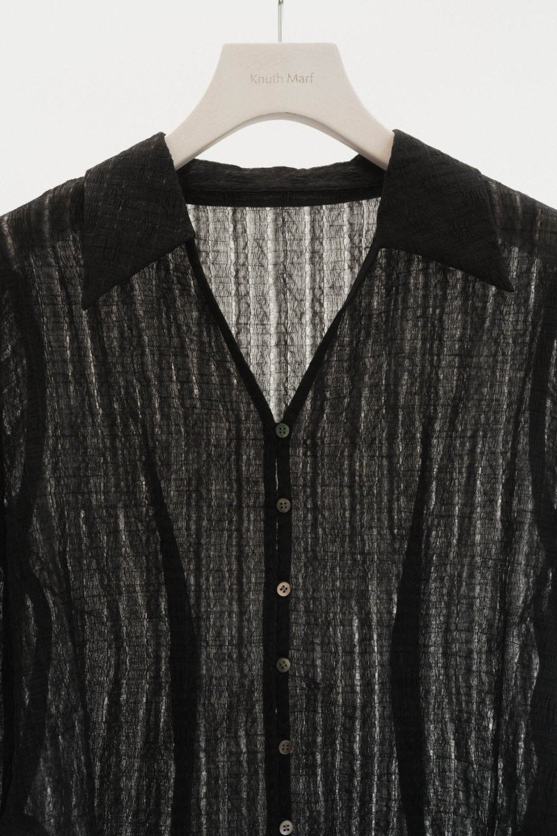 design sheer shirt/2color - KNUTH MARF