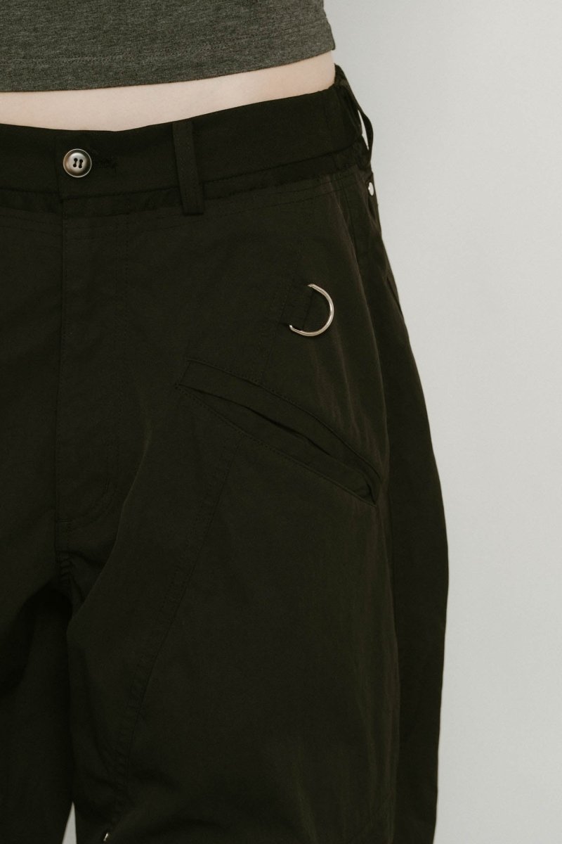 docking nylon pants(unisex)/black - KNUTH MARF