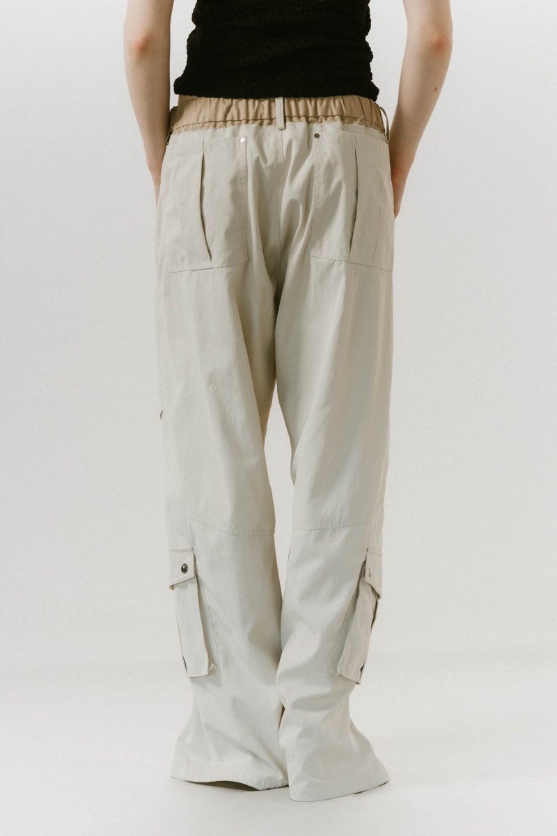 docking nylon pants(unisex)/ivory - KNUTH MARF