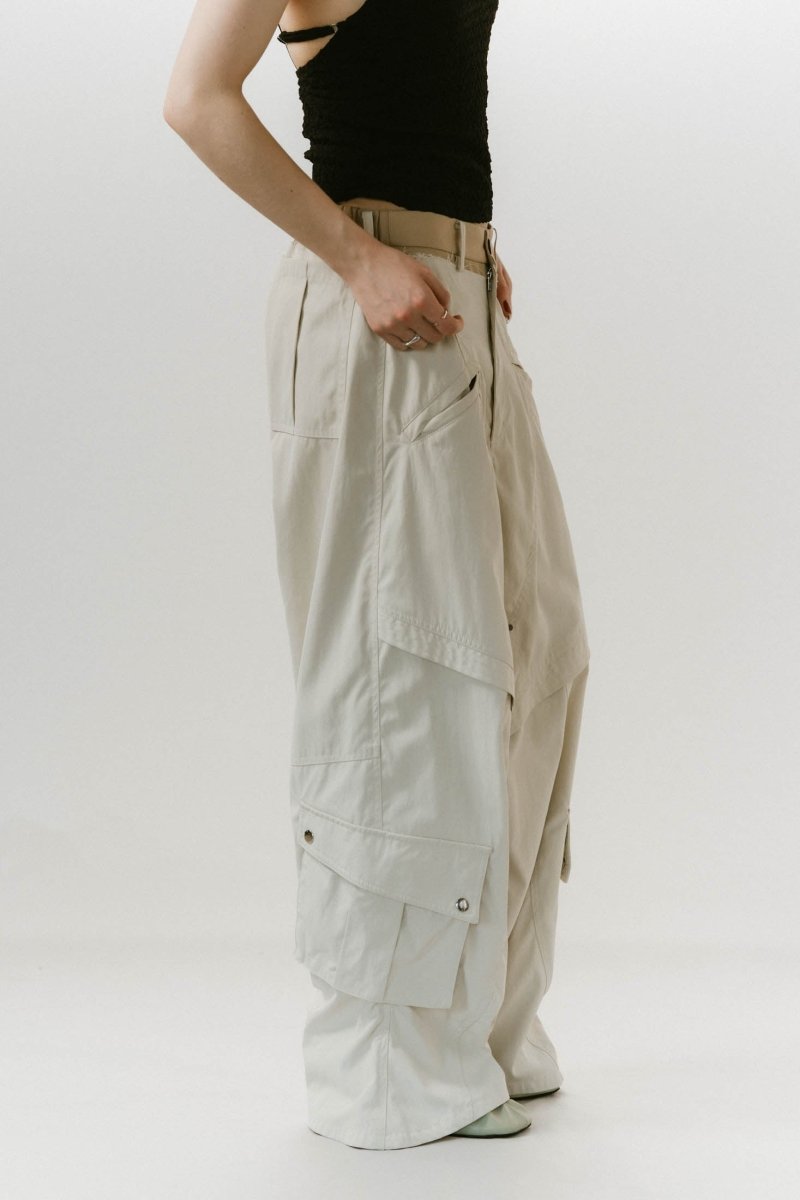 docking nylon pants(unisex)/ivory - KNUTH MARF