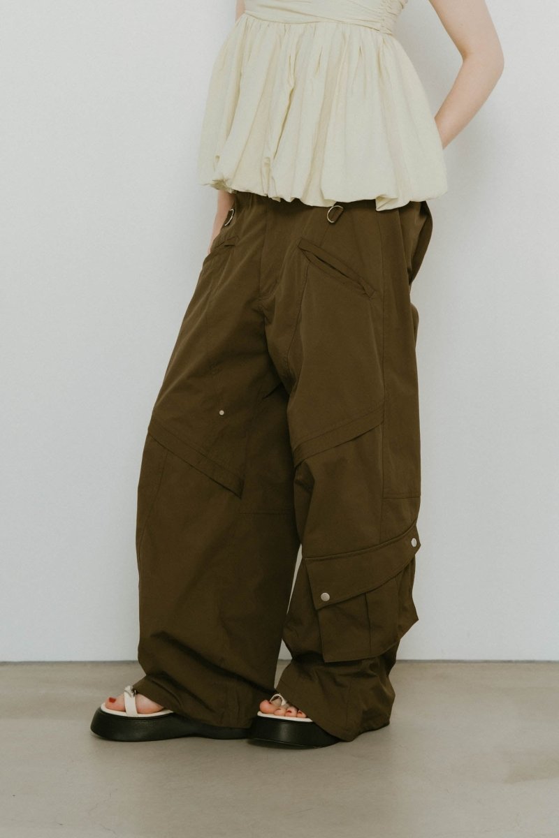 docking nylon pants(unisex)/khaki - KNUTH MARF