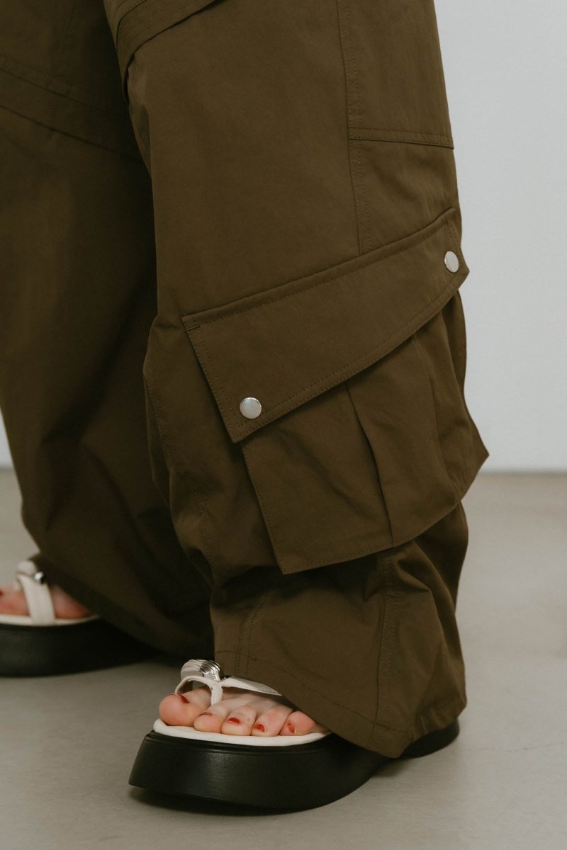 docking nylon pants(unisex)/khaki - KNUTH MARF