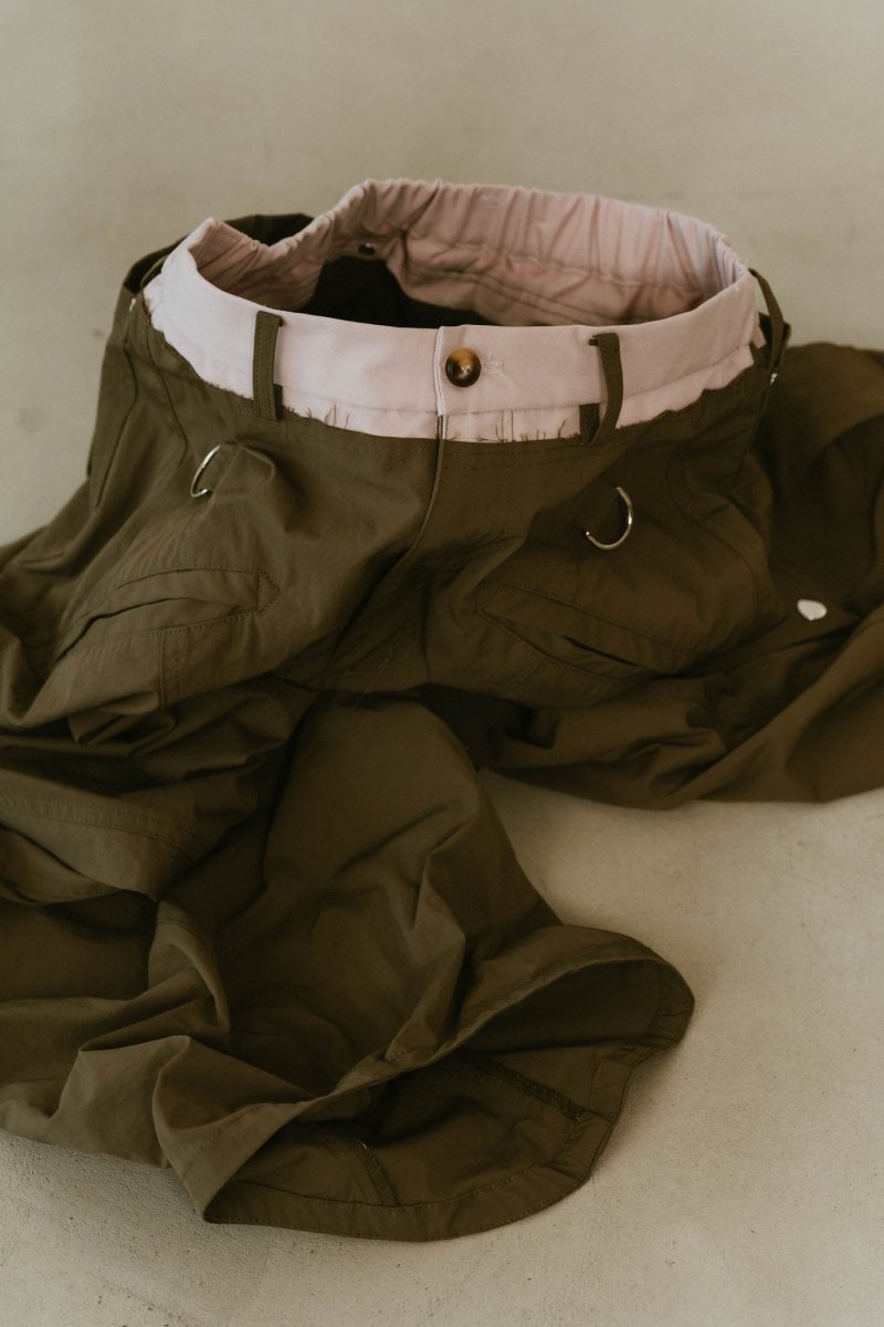 docking nylon pants(unisex)/khaki - KNUTH MARF