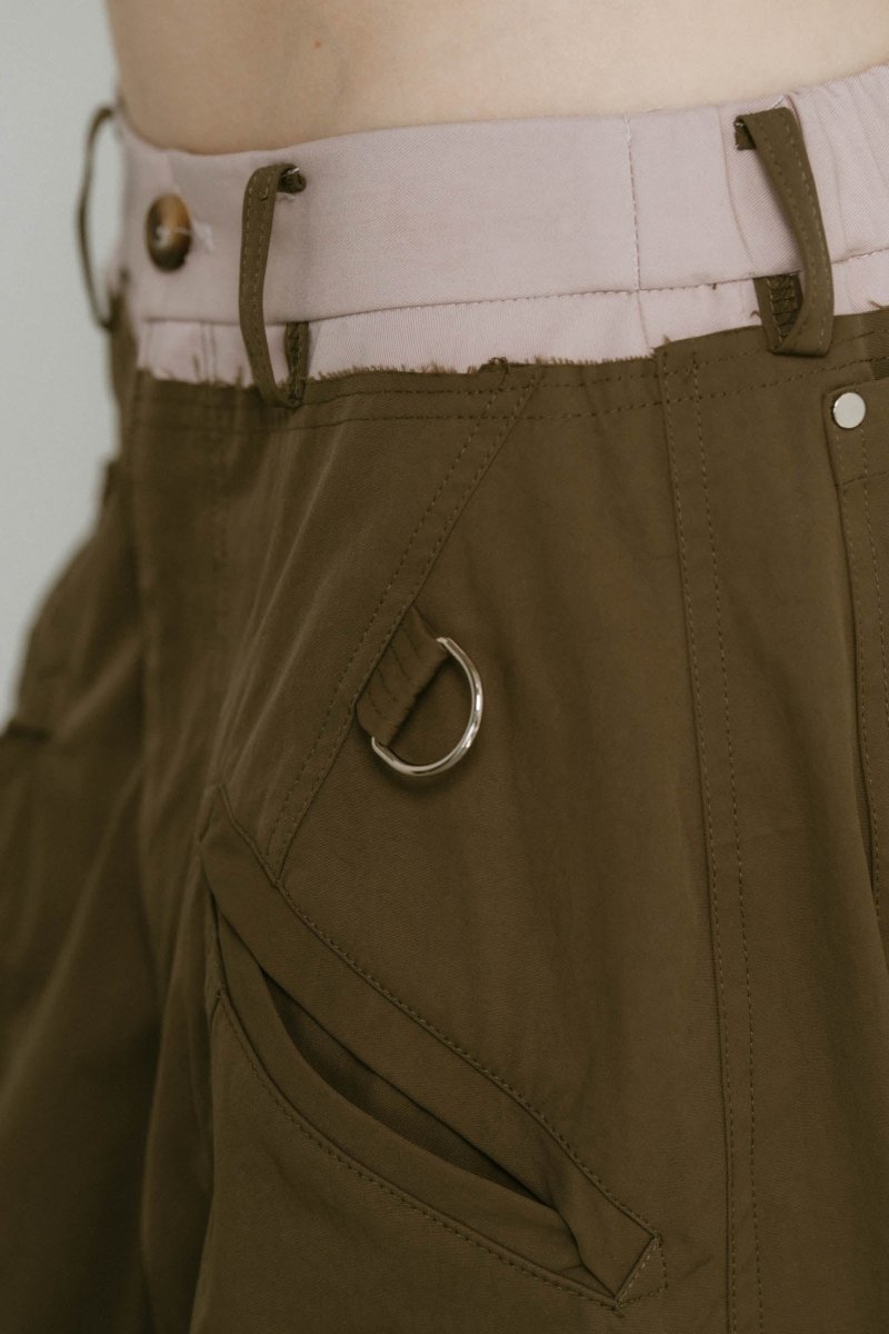 docking nylon pants(unisex)/khaki - KNUTH MARF