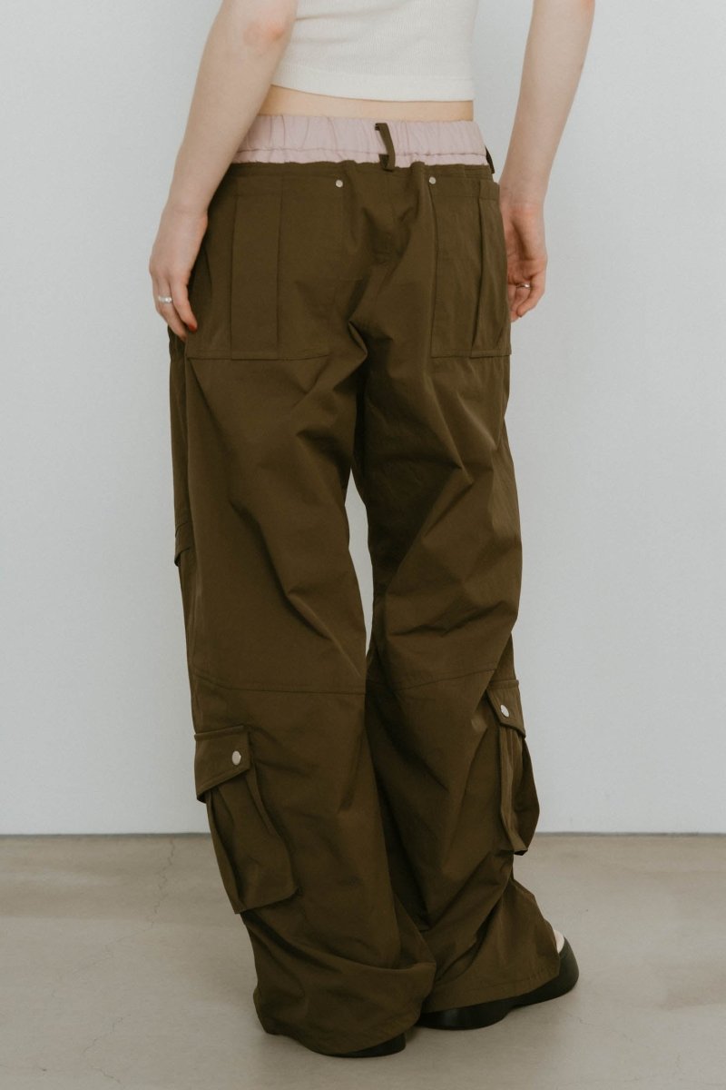 docking nylon pants(unisex)/khaki - KNUTH MARF