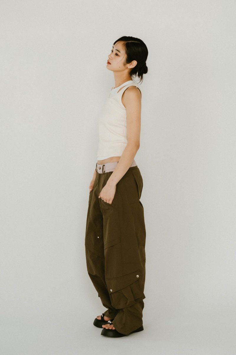 docking nylon pants(unisex)/khaki - KNUTH MARF