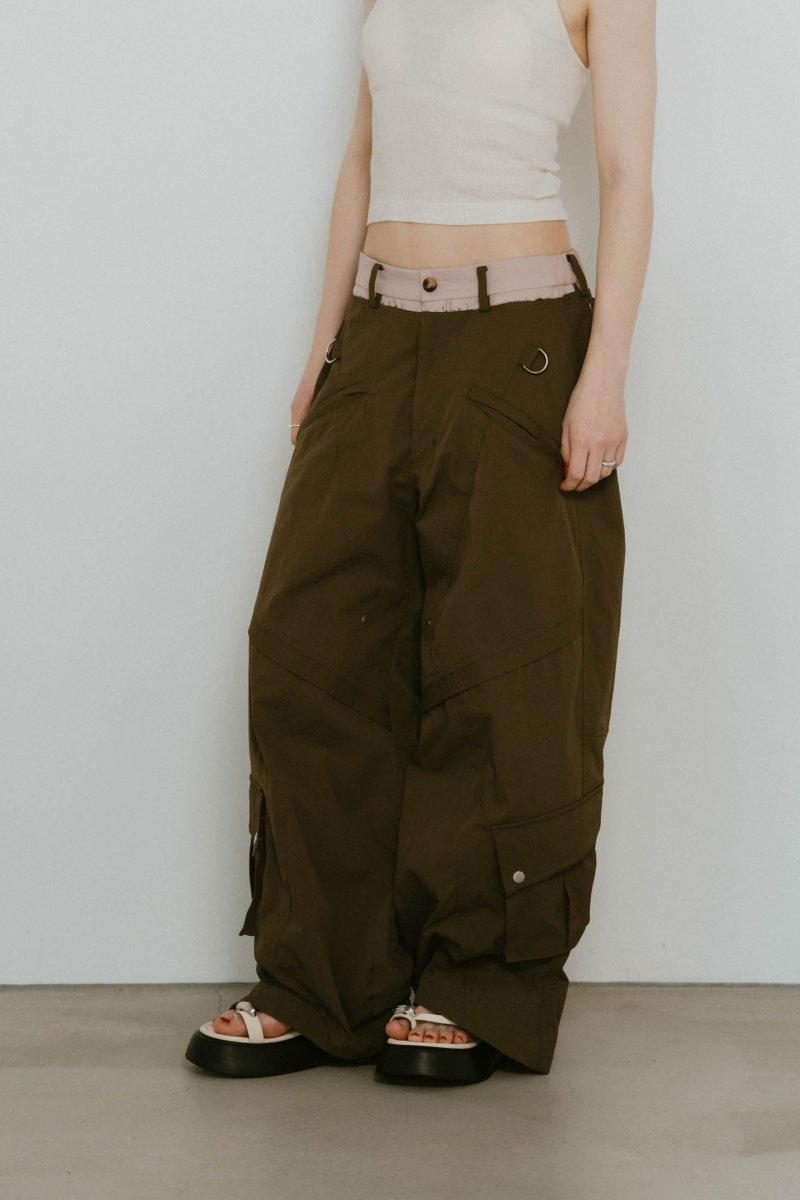 docking nylon pants(unisex)/khaki - KNUTH MARF