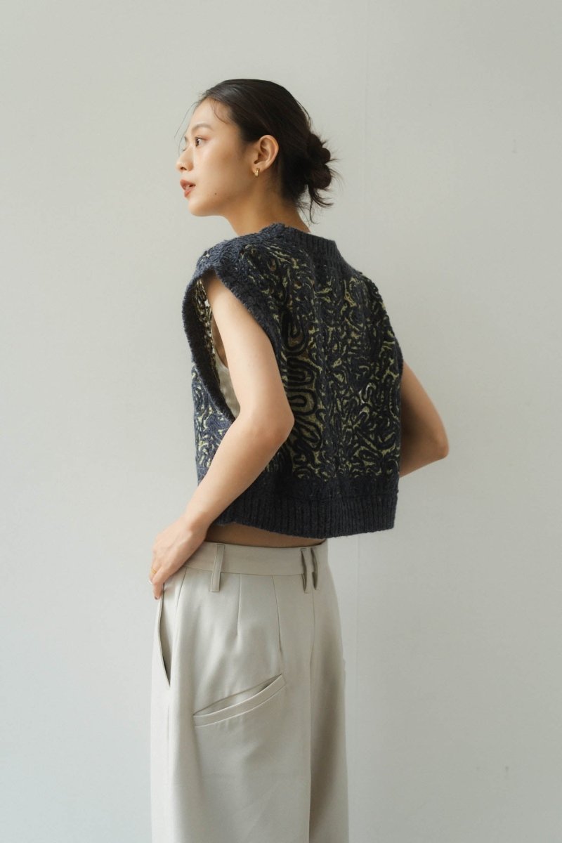embroidery knit best/3color - KNUTH MARF