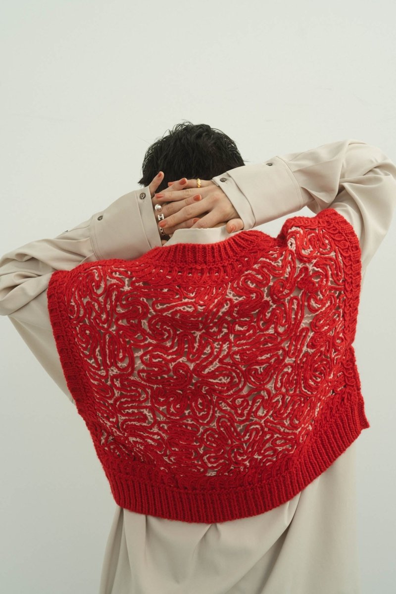 embroidery knit best/3color - KNUTH MARF