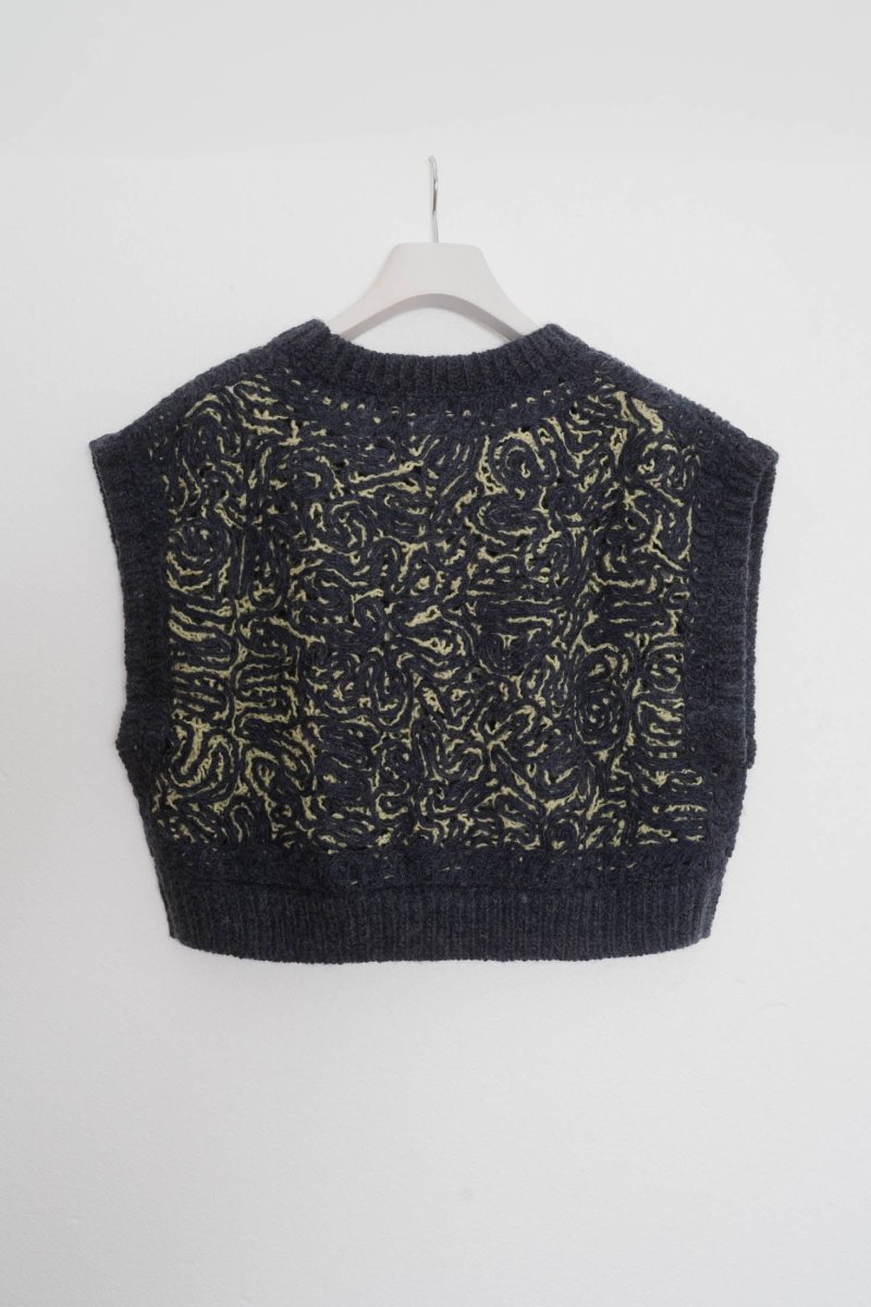 embroidery knit best/3color - KNUTH MARF