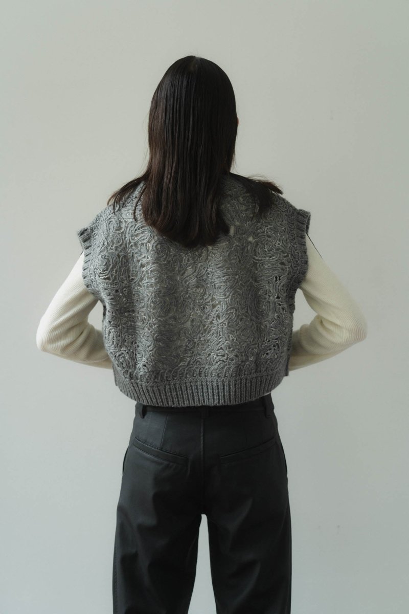 embroidery knit best/3color - KNUTH MARF