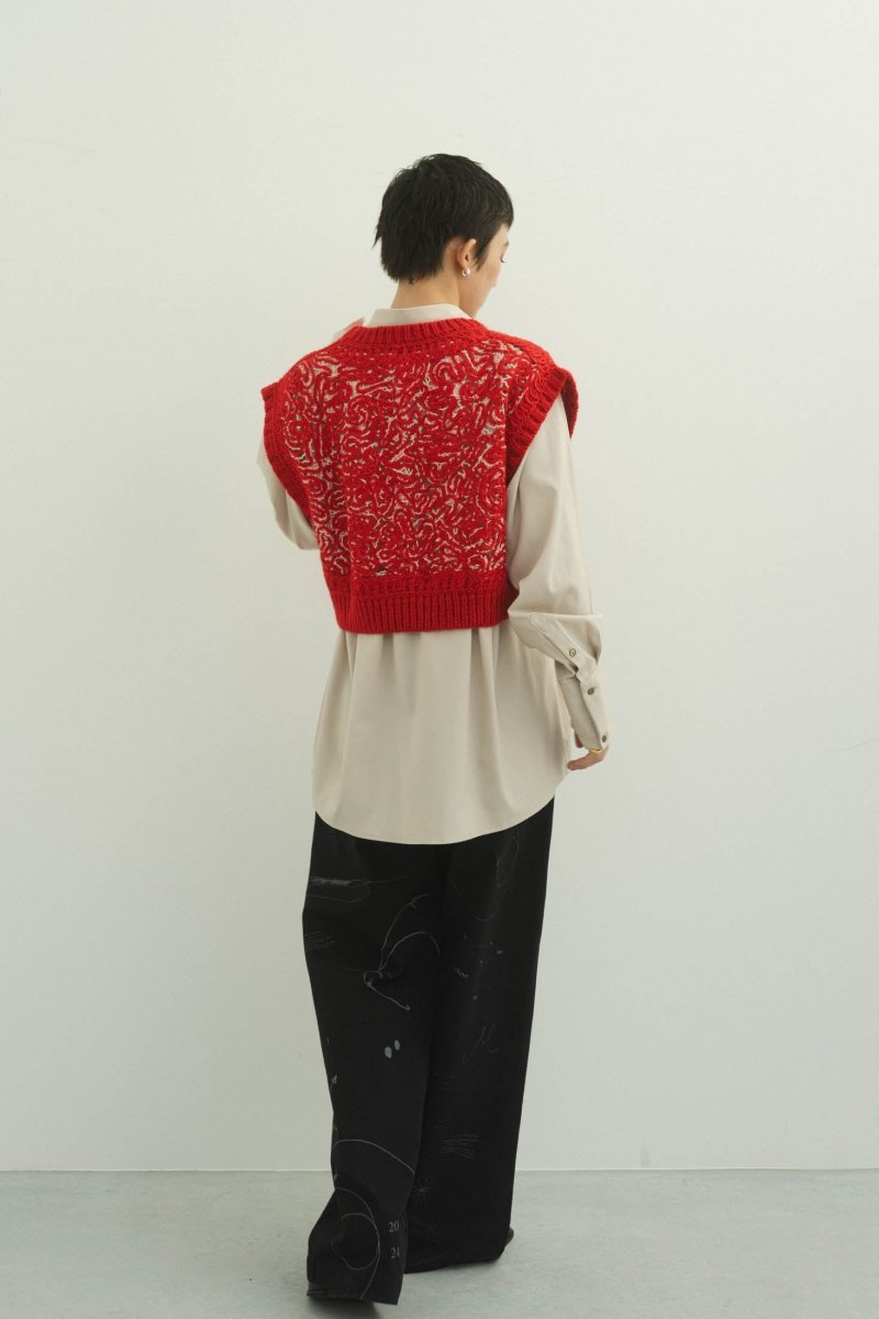 embroidery knit best/3color - KNUTH MARF