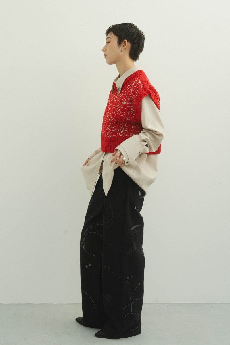 embroidery knit best/3color - KNUTH MARF