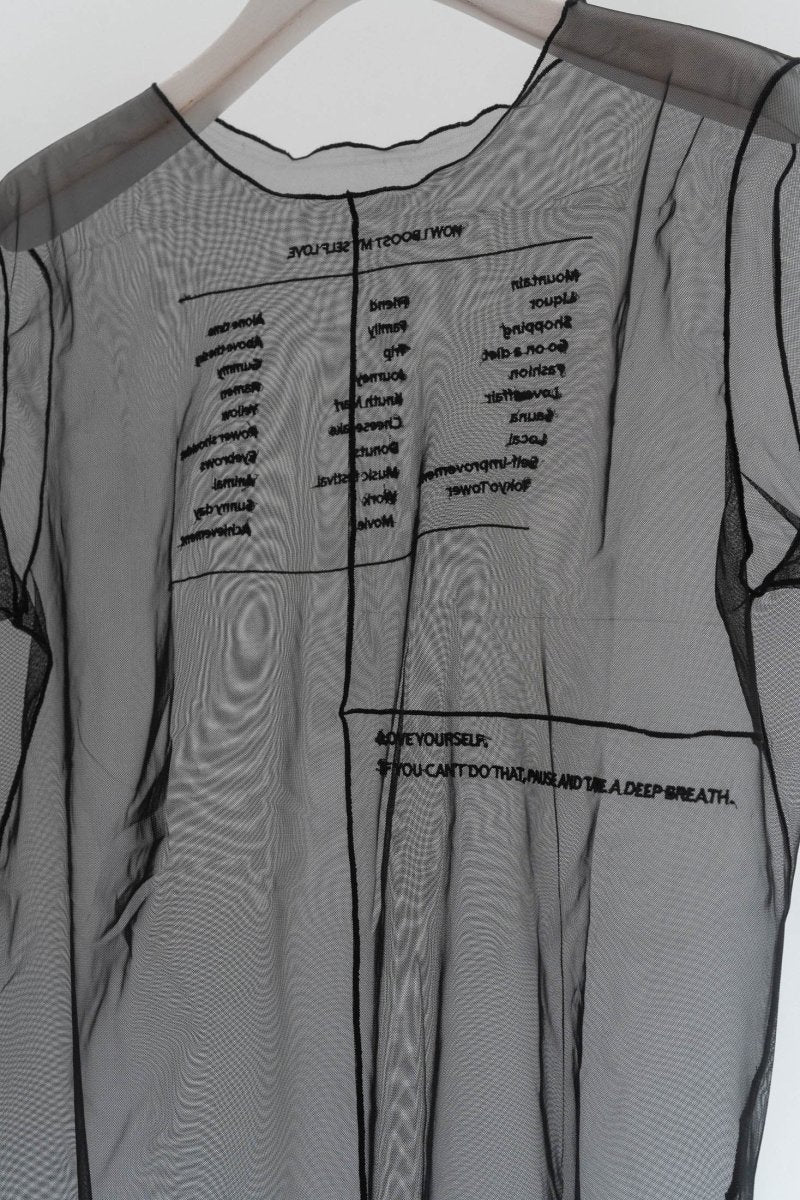 embroidery sheer T/4color - KNUTH MARF