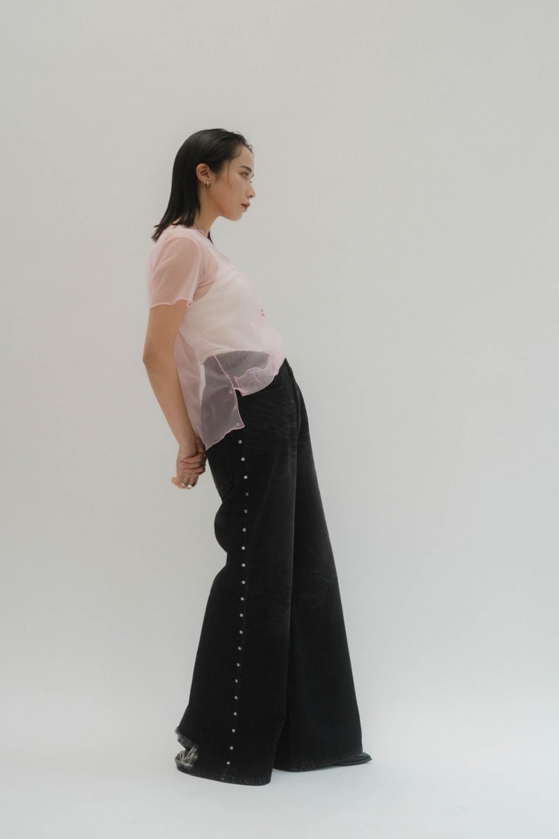 embroidery sheer T/4color - KNUTH MARF