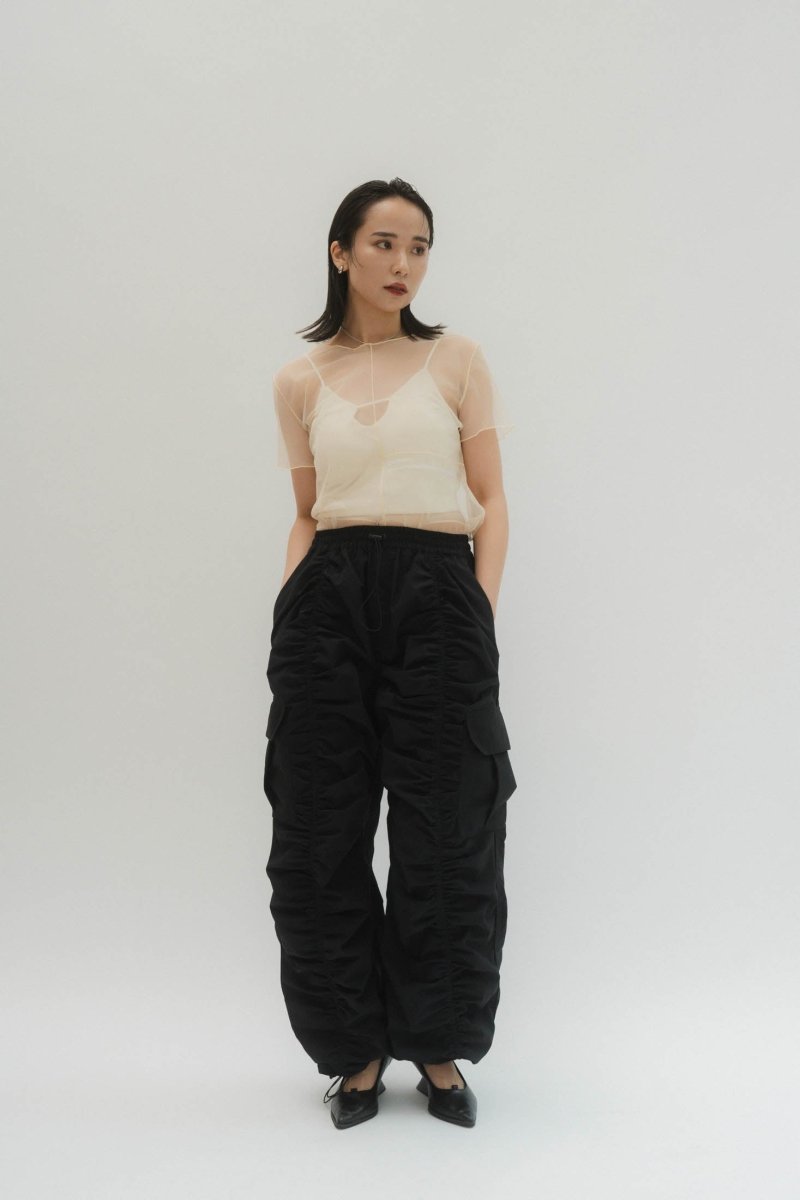 embroidery sheer T/4color - KNUTH MARF