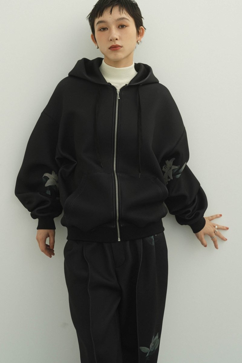 flower punch hoodie(unisex)/2color - KNUTH MARF