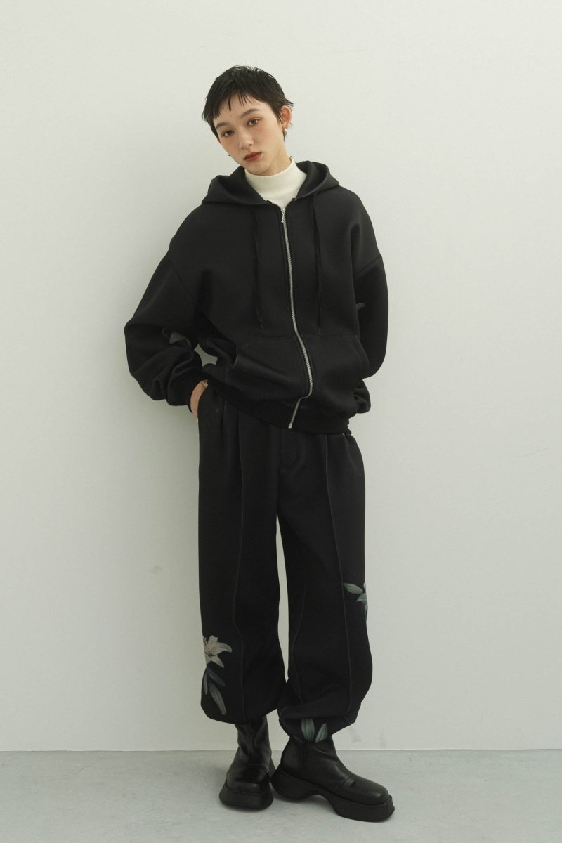 flower punch hoodie(unisex)/2color - KNUTH MARF
