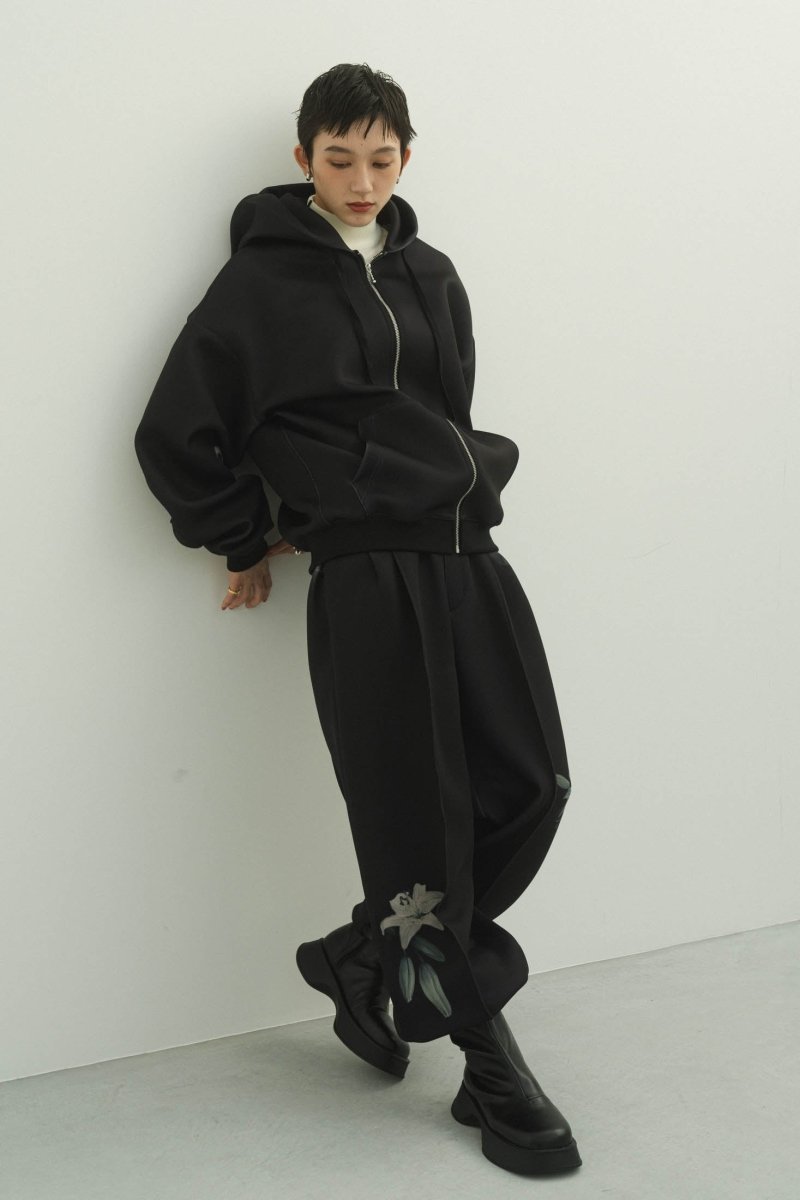 flower punch hoodie(unisex)/2color - KNUTH MARF