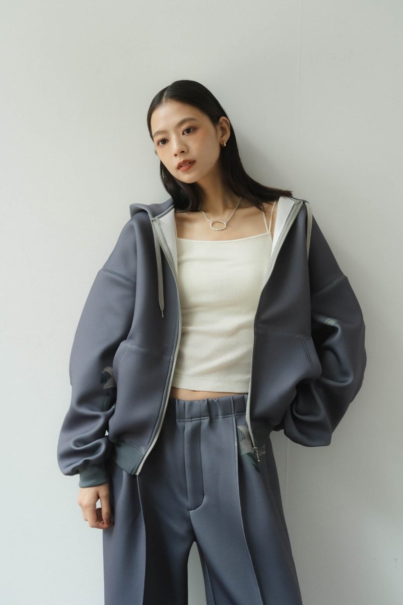 flower punch hoodie(unisex)/2color - KNUTH MARF