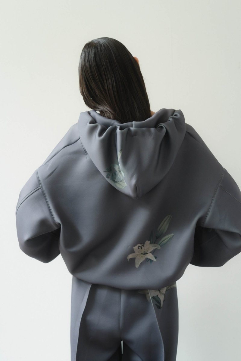 flower punch hoodie(unisex)/2color - KNUTH MARF