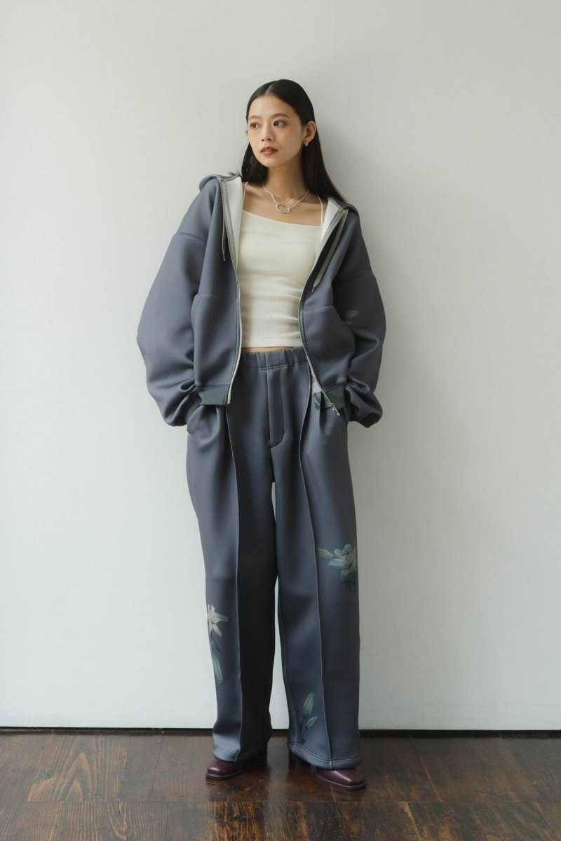 flower punch hoodie(unisex)/2color - KNUTH MARF