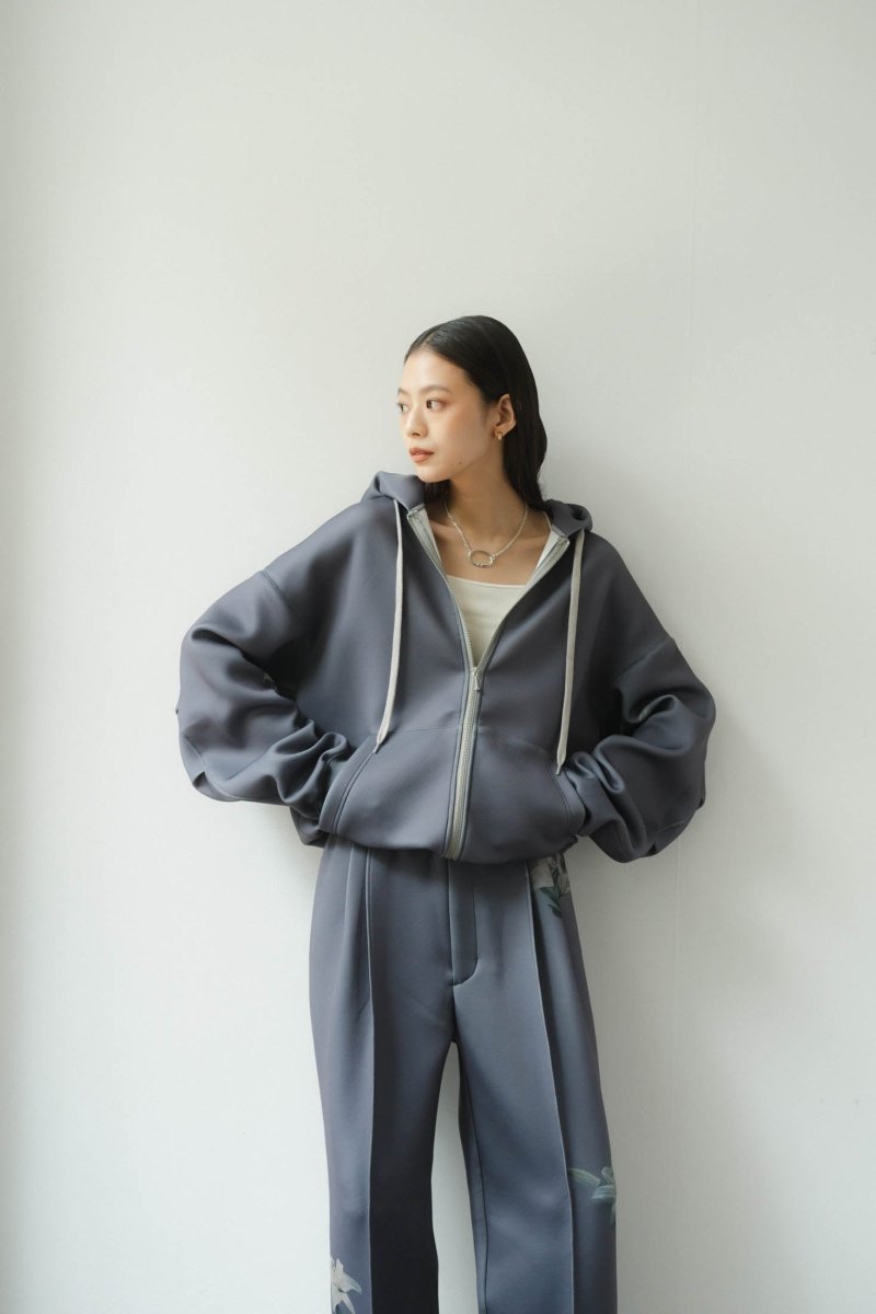 flower punch hoodie(unisex)/2color - KNUTH MARF