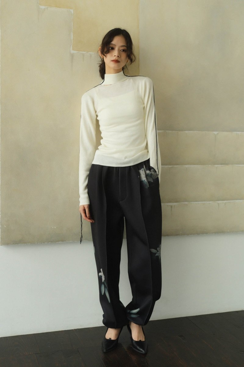 flower punch pants(unisex)/2color - KNUTH MARF