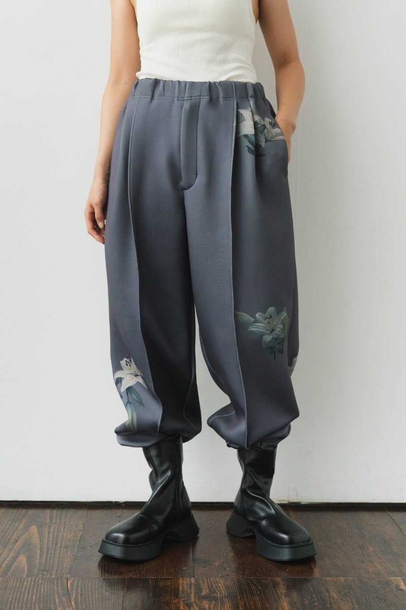 flower punch pants(unisex)/2color - KNUTH MARF
