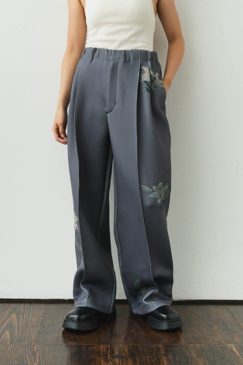 flower punch pants(unisex)/2color - KNUTH MARF