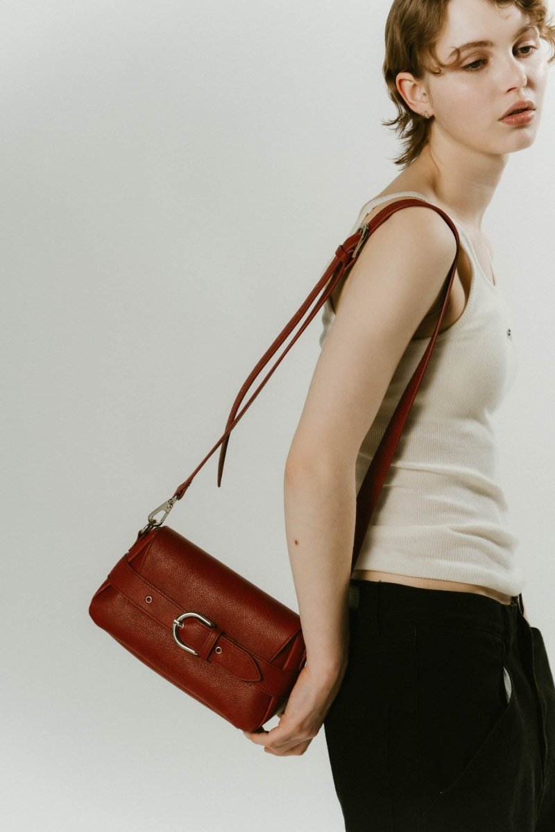 front belt shoulder bag /2color - KNUTH MARF