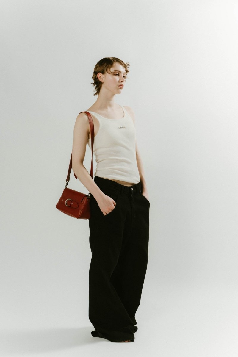 front belt shoulder bag /2color - KNUTH MARF