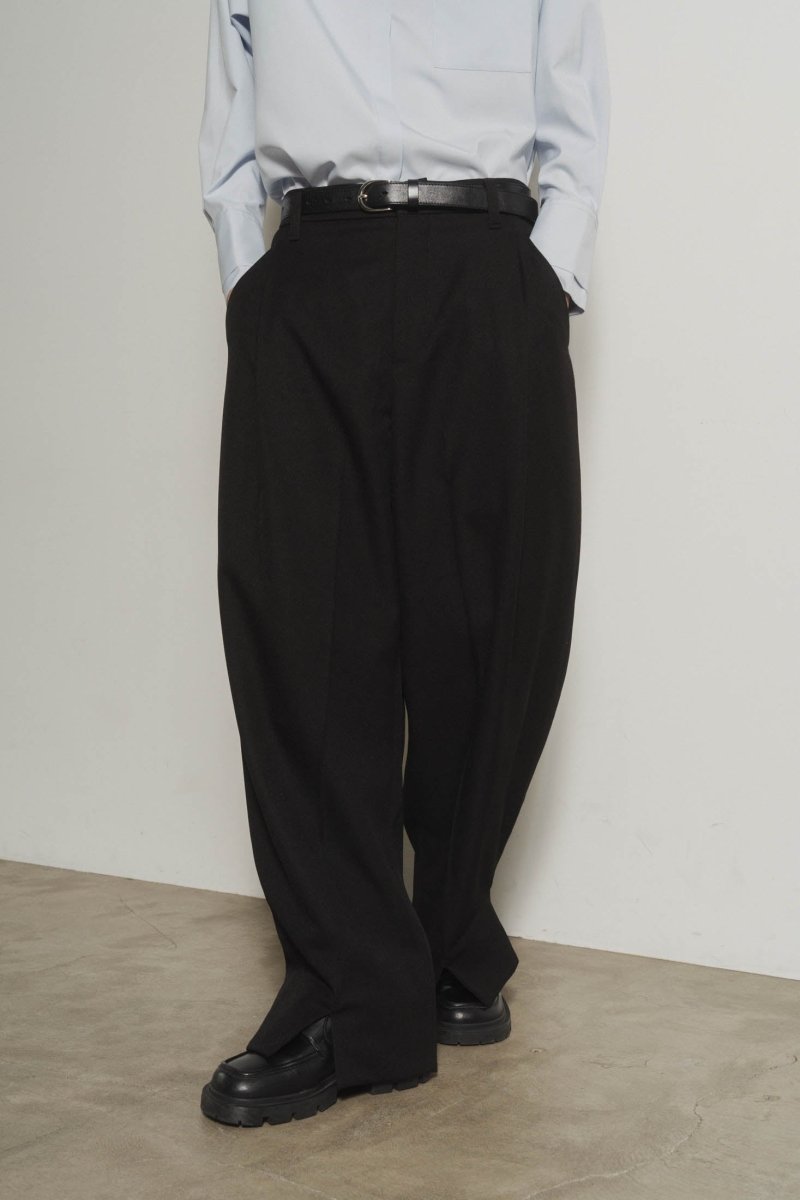 front slit pants(unisex)/2color - KNUTH MARF