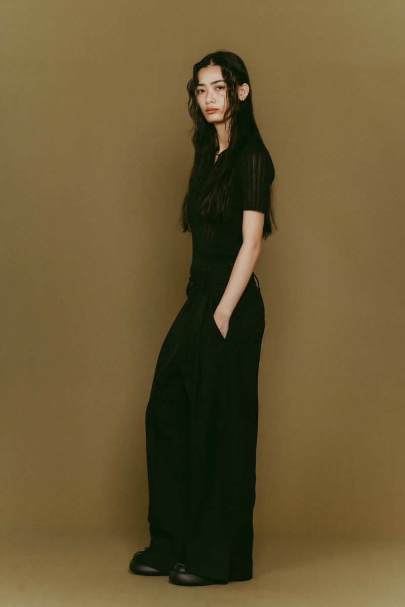 front slit pants(unisex)/3color - KNUTH MARF