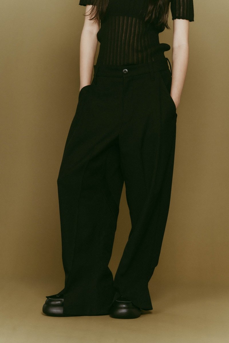 front slit pants(unisex)/3color - KNUTH MARF