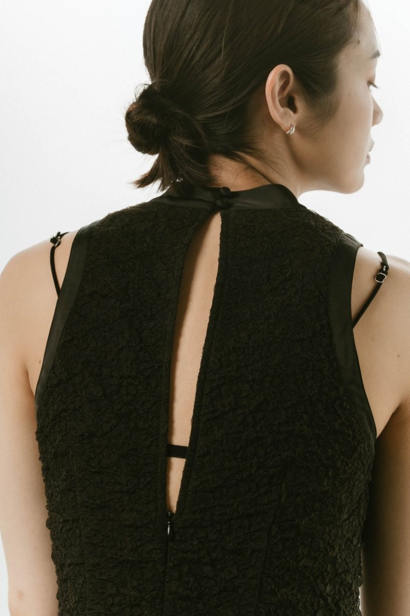 halter neck one piece/black - KNUTH MARF