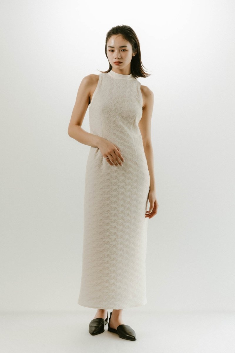 halter neck one piece/ivory - KNUTH MARF