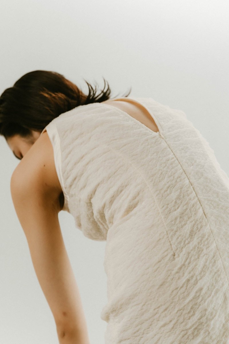 halter neck one piece/ivory - KNUTH MARF