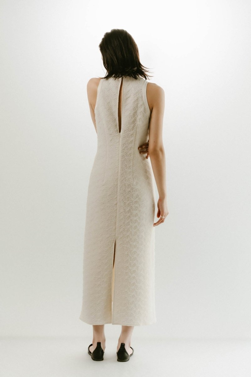 halter neck one piece/ivory - KNUTH MARF