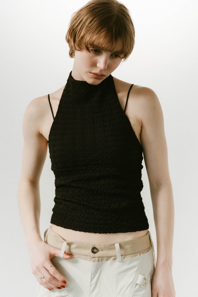 halter neck tops/3color - KNUTH MARF