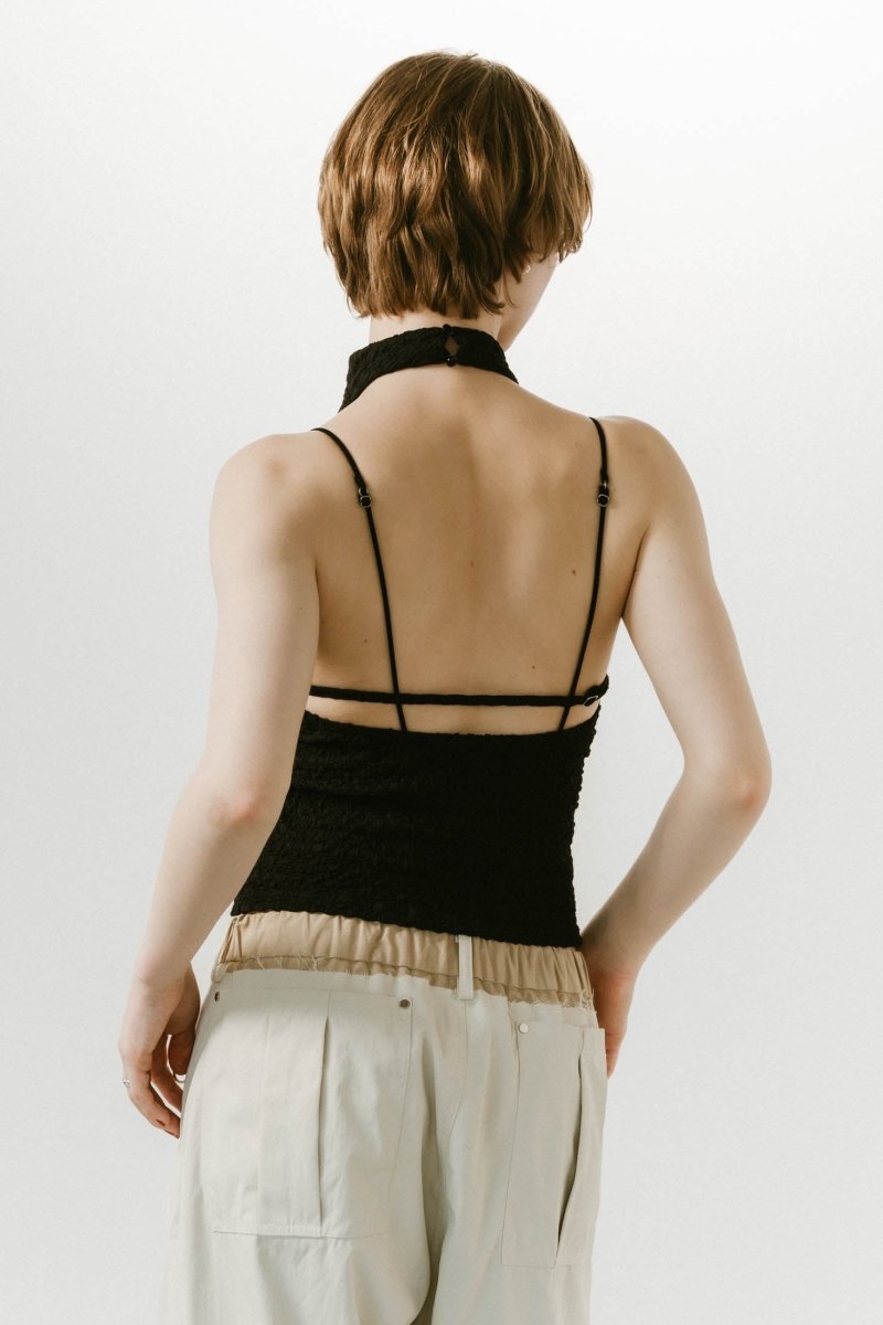 halter neck tops/3color - KNUTH MARF