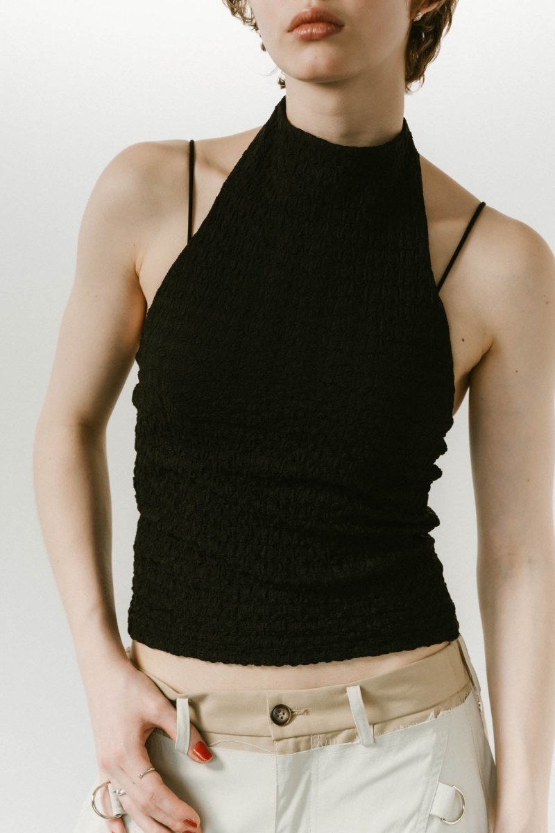 halter neck tops/3color - KNUTH MARF
