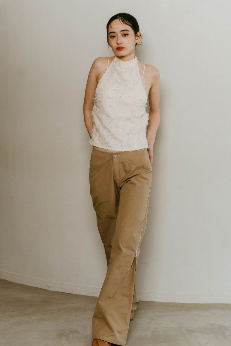 halter neck tops/ivory - KNUTH MARF