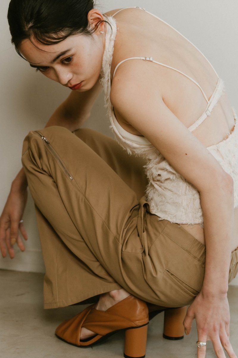 halter neck tops/ivory - KNUTH MARF