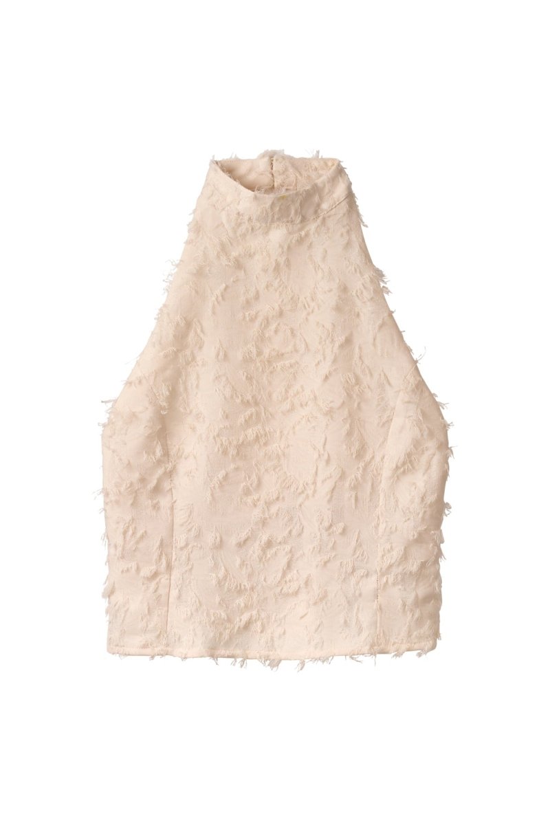 halter neck tops/ivory - KNUTH MARF