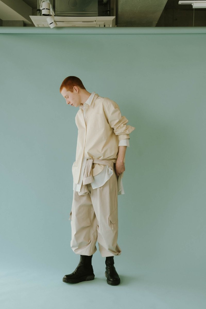 - high - end - collarless jumpsuit/2color - KNUTH MARF