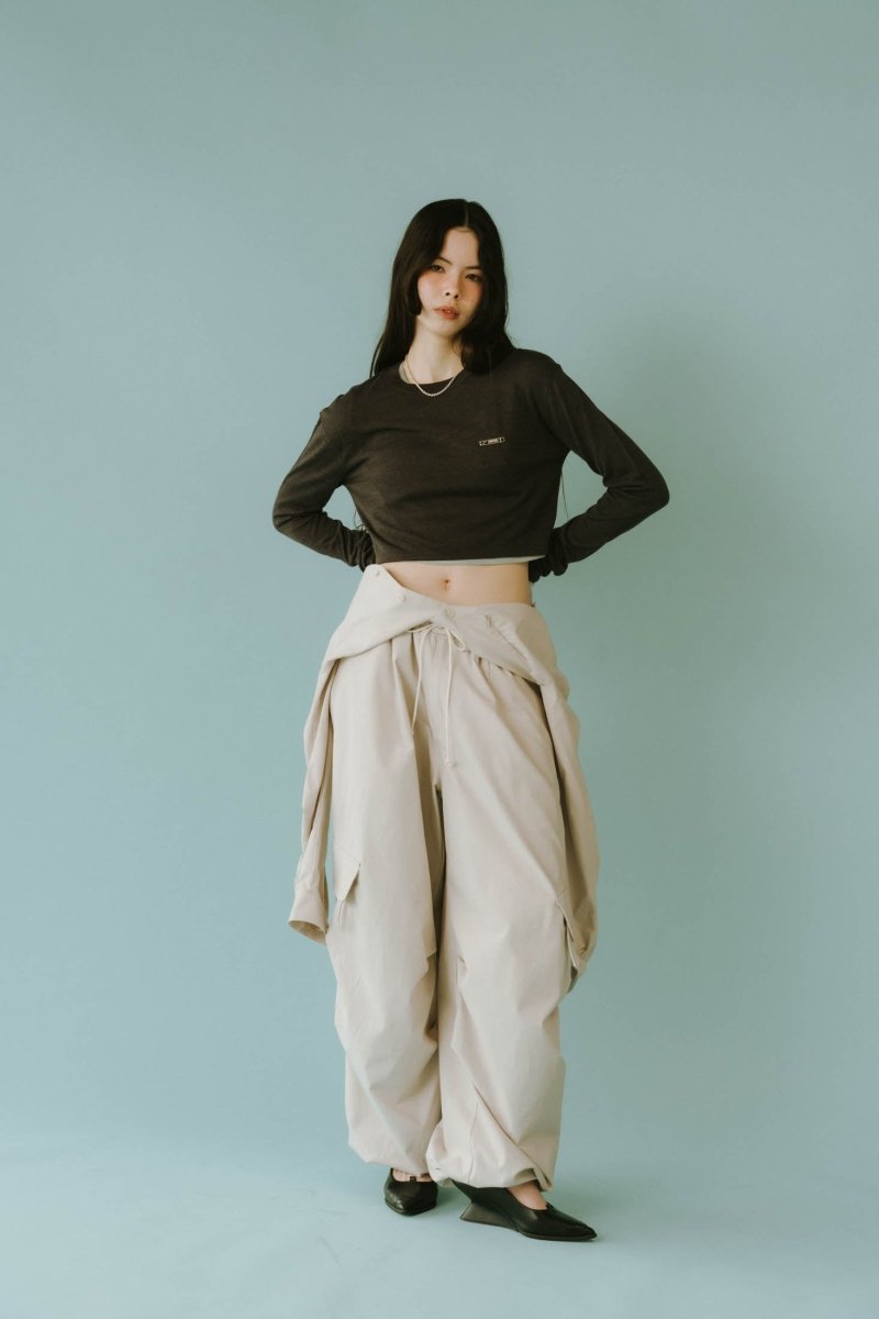 - high - end - collarless jumpsuit/2color - KNUTH MARF