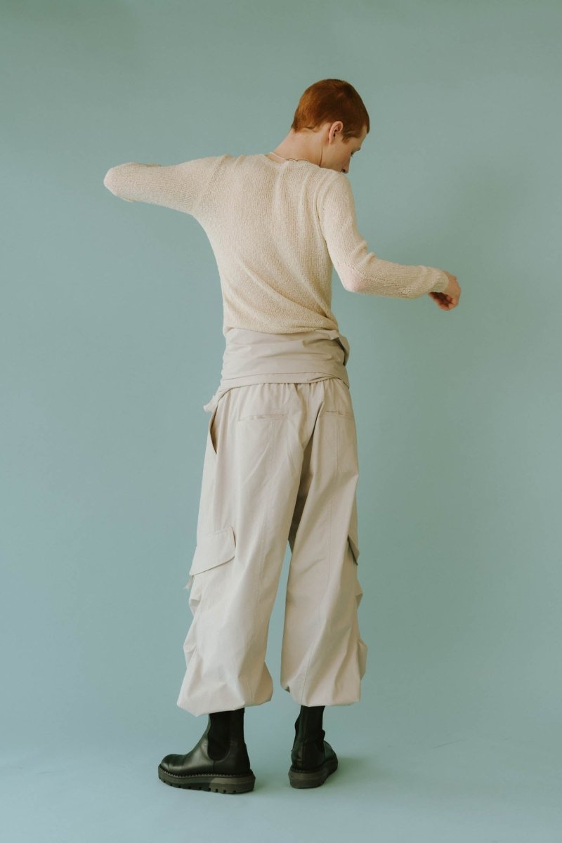 - high - end - collarless jumpsuit/2color - KNUTH MARF